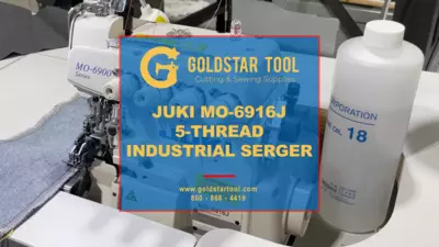 Product Showcase - Juki MO-6916J 5-Thread Industrial Serger - Goldstartool.com